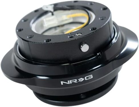 NRG Quick Release - Black Body/Shinny Black Oval Ring SRK -220BK + U.S. in Saudi Arabia