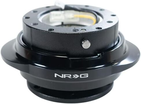 NRG Quick Release - Black Body/Shinny Black Oval Ring SRK -220BK + U.S. in Saudi Arabia