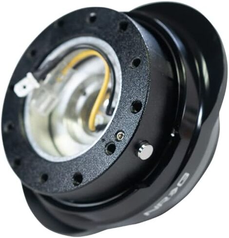 NRG Quick Release - Black Body/Shinny Black Oval Ring SRK -220BK + U.S. in Saudi Arabia