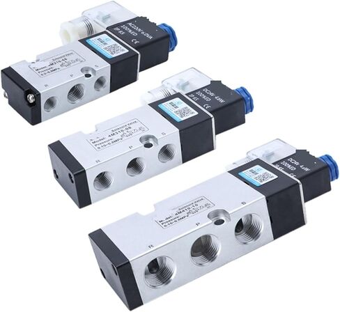 1PCS 4M210-08 4M310-08 4M410-10 صمام الملف اللولبي الكهربائي الهوائي 2 الموضع 3 المنفذ الخامس التحكم في صمام الهواء الكهرومغناطيسي (4M310-10 PC10-03 ، AC24V) in Kuwait