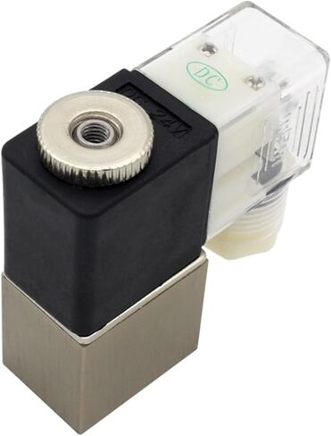 2V025-08 عادةً ما يكون 12 فولت 24V 220V 1/4 "BSP 2 الطريق 2 الموضع الصمام الملف اللولبي 2V025-08 صمام التحكم الهوائي (مع تركيبات 8 مم ، 2V025-08 AC220V) in Kuwait