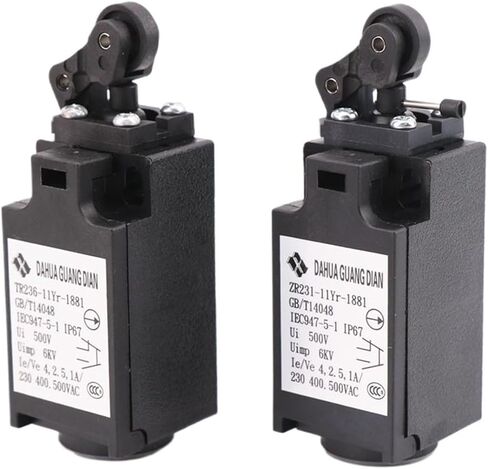 1Pcs Elevator Speed Limiter Buffer Tension Wheel Switch Manual Reset Automatic Reset Switch TR236-11Yr ZR231-11Yr with Wheels(Automatic Reset) in Saudi Arabia