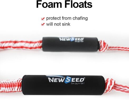 Malze-Newseed Bungee Dock Lines للقارب ، و 5 أقدام تمتص الصدمات رقص الرصيف الممتاز للقطب الممتاز لقوارب القوارب ، PwC ، Jet Ski ، Kayak ، Canoe ، Power Boat ، 2 PCS (Black & Blue) in Kuwait