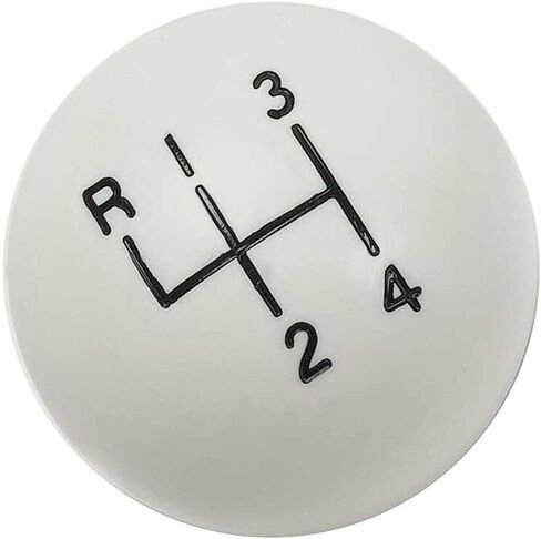 ل Chevy for Bel Air for Biscayne for Camaro for Caprice for Chevelle for Chevy II for Corvair for Corvette for El Camino for Impala Speed Shift Knob 1-3/4 Inch White w/3/8 "-16 thread in Saudi Arabia