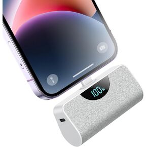 بنك طاقة صغير محمول لهاتف iPhone، بنك شحن بطارية خارجية 5200 مللي أمبير في الساعة، 20 وات PD شحن سريع حزمة بطارية شاحن هاتف محمول لهاتف iPhone 14 Pro Max/14/13/12/11/XR/X/8/7/6/SE (أزرق ) in Kuwait