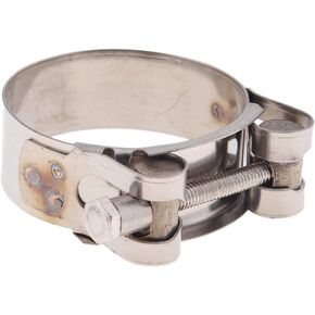 Stainless Steel Exhaust Band Clamp, Exhaust Clamp Stainless Steel Exhaust Band Replacement for Motorcycle Water Hose Car Automotive Replacement Exhaust Clamps (48-51mm) in Saudi Arabia