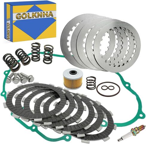 300EX Clutch Friction Plates Gasket & Oil Filter Kit Compatible with Honda Sportrax 300 TRX300EX 1993-2008 TRX300X 2009 in Saudi Arabia