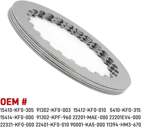 300EX Clutch Friction Plates Gasket & Oil Filter Kit Compatible with Honda Sportrax 300 TRX300EX 1993-2008 TRX300X 2009 in Saudi Arabia