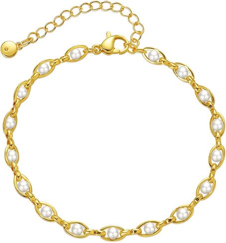 أساور ملونة لوكيل لوكيل للنساء ، سوار Boho Charm المطلي بالذهب 18K ، والمجوهرات الأنيقة تتجه للنساء ، ومثالية للارتداء اليومي ، والعطلات ، والعطاء الهدايا in Kuwait