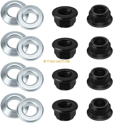 استبدل قطع الغيار والملحقات ATV & UTV لـ 95707-10500-00 92907-10200-00 M10X1.25 WHEED NUT & WASHER FOR YAMAHA FORMEN in Saudi Arabia