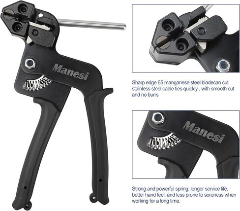 مسدس ربط كابل من الفولاذ المقاوم للصدأ مع 100 قطعة من روابط الكابلات المصنوعة من الفولاذ المقاوم للصدأ، أداة ربط الكابل لربطات الكابلات المعدنية، مجموعة أدوات ربط الرمز البريدي المعدنية، مجموعة أدوات ربط الرمز البريدي ذاتية القفل in Kuwait