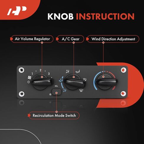 A-Premium Heater Climate Control Panel Module Compatible with Freightliner 108SD/114SD/B2 2018-2021, M2 100 2002-2006, M2 106 2002-2024, M2 112 2003-2024, S2G 2018-2020 & Thomas Saf-T-Liner 2004-2015 in Saudi Arabia