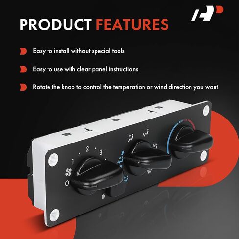 A-Premium Heater Climate Control Panel Module Compatible with Freightliner 108SD/114SD/B2 2018-2021, M2 100 2002-2006, M2 106 2002-2024, M2 112 2003-2024, S2G 2018-2020 & Thomas Saf-T-Liner 2004-2015 in Saudi Arabia
