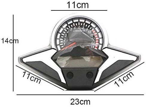 دراجة نارية LCD عداد المسافات عداد المقياس عداد المقياس لسرقة عداد المقياس KMH ل Honda CBR250R CBR 250 مخصص in Saudi Arabia
