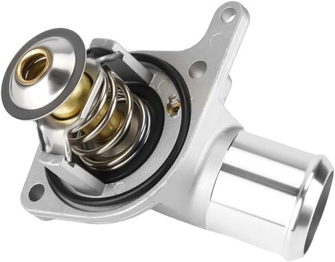 Engine Coolant Thermostat Housing Water Inlet Assembly - Compatible for Chevy Silverado Suburban Tahoe Express for Cadillac Escalade for GMC Sierra Yukon Savana - Replace Part 15-11057 12600172 in Saudi Arabia