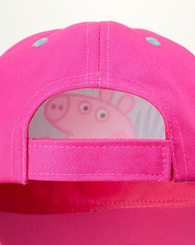 Hasbro Peppa Pig Baseball Cap – Girls Peppa Pig Curved Brim Snap-Back Hat (2 Pack), Size Age 2-4, Pink/Teal in Saudi Arabia