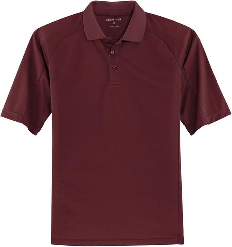 SPORT-TEK Unisex Dri-Mesh Pro Polo | Short Sleeve Collared Shirt for Men & Women, Casual Fit Top for Work, Tennis & Golf in Saudi Arabia