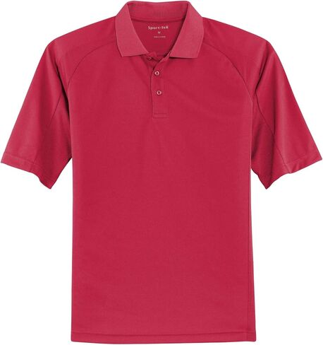 Sport-Tek للجنسين Dri-Mesh Pro Polo | قميص قصير الأكمام للرجال والنساء ، قمة ملائمة للعمل والتنس والغولف in Kuwait
