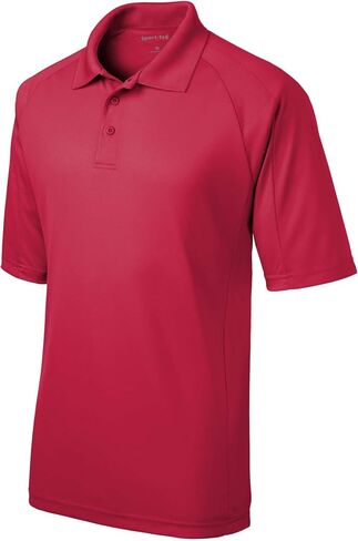 Sport-Tek للجنسين Dri-Mesh Pro Polo | قميص قصير الأكمام للرجال والنساء ، قمة ملائمة للعمل والتنس والغولف in Kuwait
