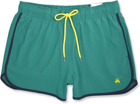 Brooks Brothers Mens 4 "Inseam Contraving Piping Montauk Short Swim Trunks ، in Saudi Arabia