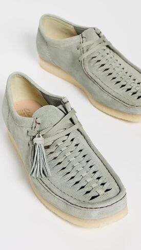 Clarks Men's Suede Woven Wallabee Shoes in Saudi Arabia