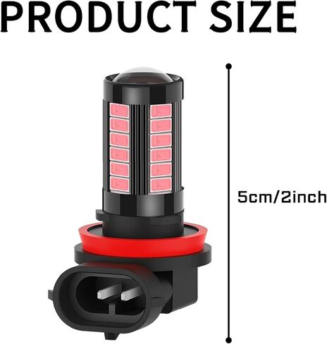 2pcs مصابيح LED الضباب LED 9005/9006/HB3 المصباح الأمامي ، 12 فولت أضواء الضباب الزرقاء مصابيح مصابيح الضباب الساطعة عالية المصابيح ، 9005 HB3 مصابيح تشغيل النهار لسيارات سيارات سيارات سيارات (جليد أزرق) in Saudi Arabia