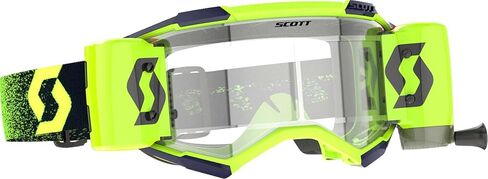 SCOTT Fury Works Film System Goggles (One Size Fits Most, Sky Blue/Black/Clear Lens) in Saudi Arabia