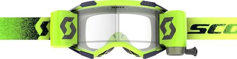 SCOTT Fury Works Film System Goggles (One Size Fits Most, Sky Blue/Black/Clear Lens) in Saudi Arabia
