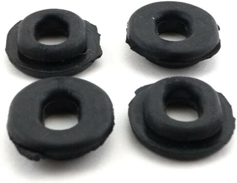Fangool 4 Pack of Side Cover Grommets لـ CB1 1989-1990 لـ CB100 1970-1972 لـ CB1000C 1983 لـ CB1100F 1983 لـ CB125S 1973-1982 لـ CB175 1971-1973 لـ CB200 1974 استبدال (Rubber ، Black) in Saudi Arabia