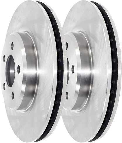 Autoshack Front Disc Brake Rotors استبدال 2005-2008 Dodge Magnum 2006-2023 Charger 2009-2023 Challenger 2005-2023 Chrysler 300 3.5L 3.6L 5.7L 6.2L 6.4L V6 AWD RWD 13.6 "(345.0 مم) R63025PRS in Kuwait