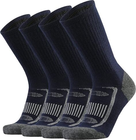 KMM Men's Merino Wool Cushion Crew Socks Moisture Wicking Control Medium Weight Warm for Outdoor Hiking Hike Trail Cycling(Mix Color2 XL) in Saudi Arabia