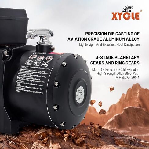 13,500LBS12V ونش كهربائي ATV/UTV على الطرق الوعرة ونش حبل صناعي ونش كهربائي ونش سحب ونش سحب SUV 4-Drive للطرق الوعرة in Kuwait