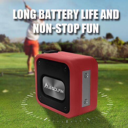 2-Pack Golf Cart Speakers with Storage Case, IPX7 Magnetic Golf Speaker 15H Playtime, 20W Stereo Sound Magnetic Bluetooth Speaker for Golf Cart, Golf Gifts for Men in Saudi Arabia