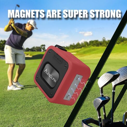 2-Pack Golf Cart Speakers with Storage Case, IPX7 Magnetic Golf Speaker 15H Playtime, 20W Stereo Sound Magnetic Bluetooth Speaker for Golf Cart, Golf Gifts for Men in Saudi Arabia