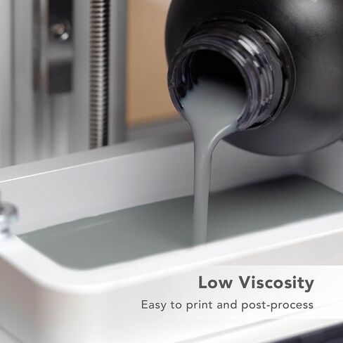 phrozen 3D Printer Rapid Resin [Speed Plus Black], 405nm LCD UV-Curing Photopolymer Resin, Low Shrinkage, High Precision Printing, Low Odor, Non-Brittle, Easy to Print, and Fast Printing (1KG) in Saudi Arabia