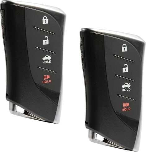 USARemote Key Fob Replacement for 2018 2019 2020 2021 2022 2023 Lexus ES300H ES350 LC500 LS500 LS500H 4-Button Smart Keyless Entry Remote (HYQ14FBF, 8990H-50010, 8990H-50020) (2-Pack) in Kuwait