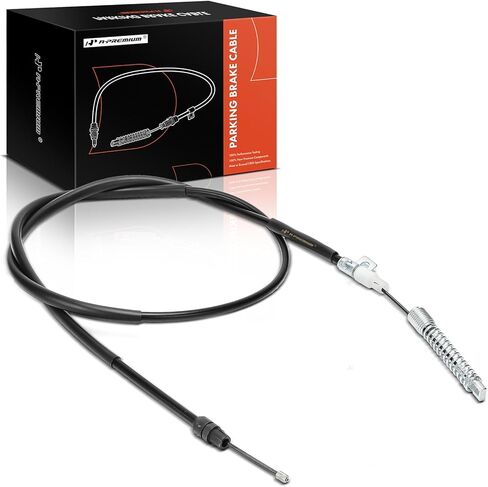 A-Premium Rear Driver Side Parking Brake Cable Assembly Compatible with Chevrolet, GMC Models: Silverado 2500 HD 2009-2011, Sierra 2500 HD 2009-2011 in Saudi Arabia