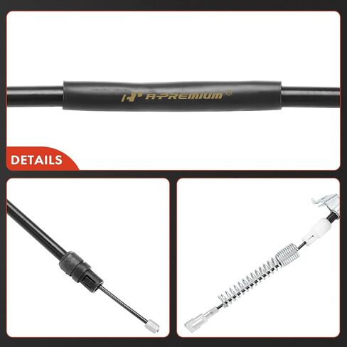 A-Premium Rear Driver Side Parking Brake Cable Assembly Compatible with Chevrolet, GMC Models: Silverado 2500 HD 2009-2011, Sierra 2500 HD 2009-2011 in Saudi Arabia