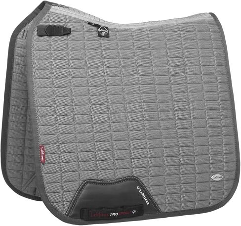 LeMieux Dressage Self-Cool Square Saddle Pad - English Saddle Pads for Horses - Equestrian Riding Equipment and Accessories (White - Large) in Saudi Arabia