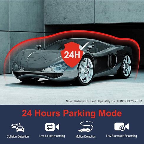 PAPAGO Dash Cam، كاميرا Dash Cam ذات 3 قنوات، كاميرا Dash Cam أمامية وداخلية 1080P، كاميرا DashCam ثلاثية، DashCam مع WiFi وGPS، كاميرا Dash مع بطاقة 64 جيجابايت، HDR، G-Sensor، موقف سيارات على مدار 24 ساعة، تسجيل حلقة in Kuwait