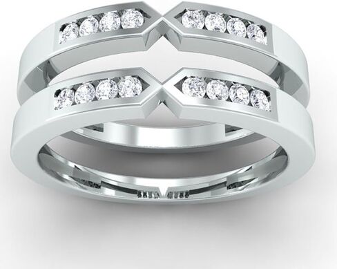 مجموعة DazzlingRock 0.25 CTTW 14K الذهب الصلب جولة الماس للنساء الذكرى السنوية in Saudi Arabia