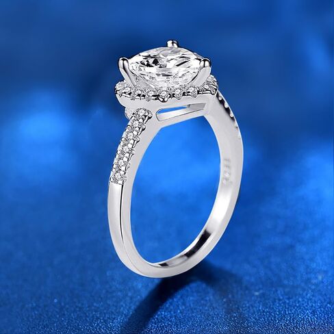 Heart-Shaped 1 Carat Diamond Engagement Rings for Women | Flawless D-Color, Excellent Cut | Romantic Proposal Gift for Women in Saudi Arabia