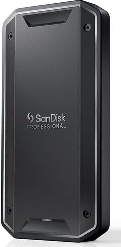 SanDisk Professional 2 تيرابايت PRO-G40 SSD - ما يصل إلى 3000 ميجابايت/ثانية، Thunderbolt 3 (40 جيجابت في الثانية)، USB-C (10 جيجابت في الثانية)، مقاومة الغبار والماء IP68، محرك أقراص الحالة الصلبة الخارجي - SDPS31H-002T-GBC1D [إصدار exFAT] in Saudi Arabia