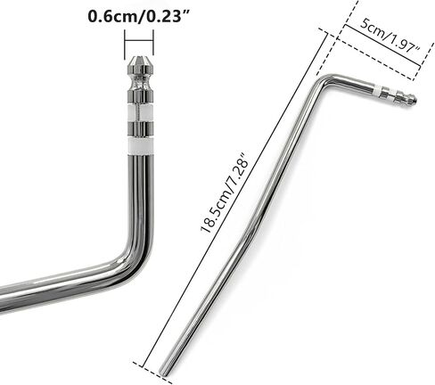 Guitar Tremolo Arm compatibile with Ibanez Rg Edge Lo-Pro 6mm Series Guitars(Gold) in Saudi Arabia