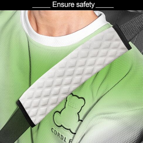 Car Seat Belt Cover, 2PCS Comfortable Vehicle Seatbelt Protector Pad for Shoulder & Neck, Soft Automotive Interior Safety Strap Cushion Accessories, Universal for SUV Sedan Truck (Pink) in Saudi Arabia