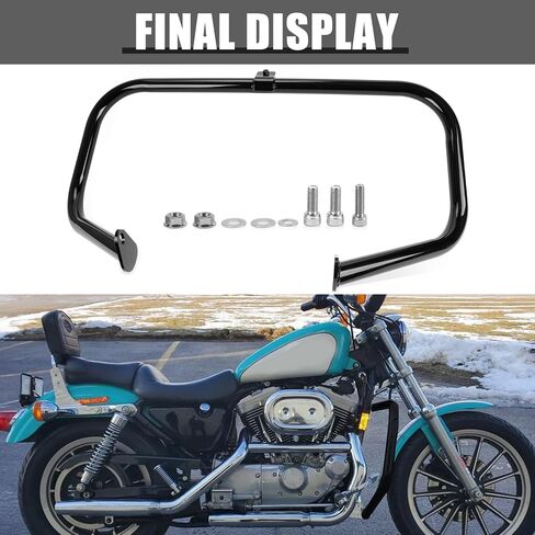 واقيات محرك قضيب التصادم PSLER للتجول على الطريق الإنزلاق، طريق King Street Glide Electra Glide CVO وTrike موديلات 1997-2008 OEM 46549-03 (كروم) in Saudi Arabia