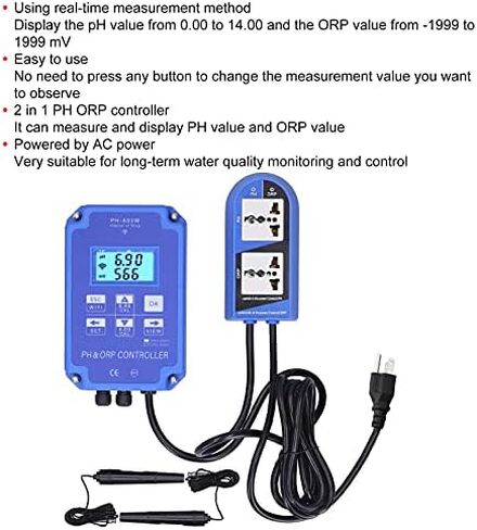 803 واط ORP تحكم رقمي متر الحموضة القلوية تحكم مراقبة جودة المياه (الولايات المتحدة التوصيل 110 فولت) in Saudi Arabia