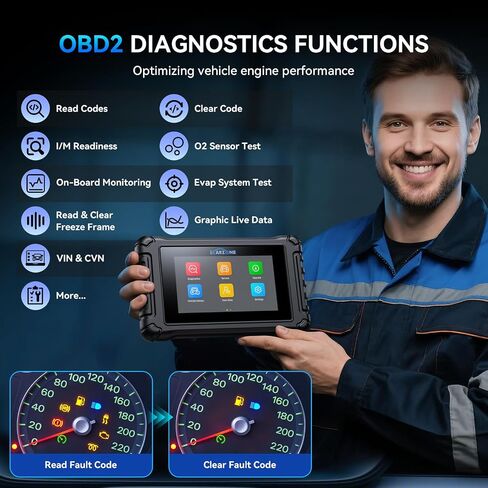 أداة فحص UR800 ثنائية الاتجاه OBD2 التشخيص الماسح الضوئي 49 إعادة تعيين ترميز ECU ، قارئ رمز سيارة النظام الكامل ، ترميز الحاقن/خانق RELEARN/ETC/CAN FD/AUTO VIN/4-IN-1 اختبار البيانات/البطارية in Saudi Arabia