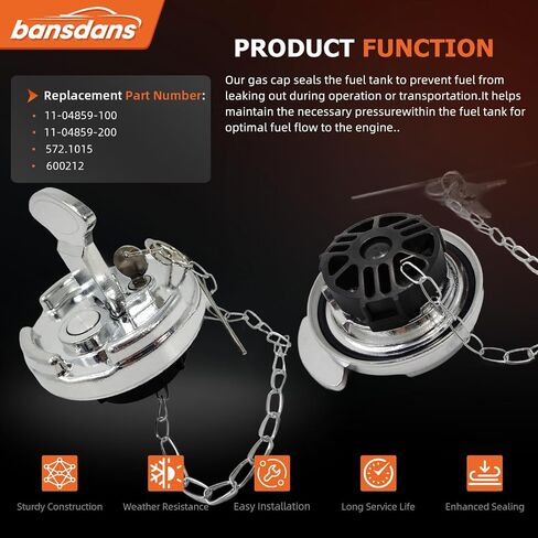 2pcs 11-04859-100 4 "قفل غطاء وقود الديزل ، غطاء خزان وقود الألومنيوم على غرار الرافعة مع ملاءمة مفتاح لعام 1972-2017 Peterbilt 330 ، 379 ، 389 ، 579 ، 587 شاحنة ، OE# 11-04859-200 ، 572.1015 ، 6002122 in Kuwait