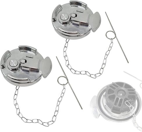 2pcs 11-04859-100 4 "قفل غطاء وقود الديزل ، غطاء خزان وقود الألومنيوم على غرار الرافعة مع ملاءمة مفتاح لعام 1972-2017 Peterbilt 330 ، 379 ، 389 ، 579 ، 587 شاحنة ، OE# 11-04859-200 ، 572.1015 ، 6002122 in Kuwait